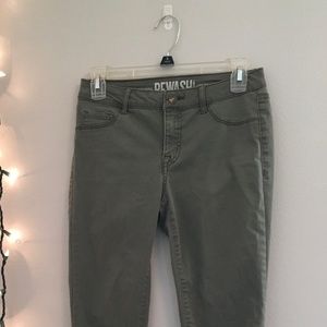 NY LA Rewash Olive Skinny Jeans